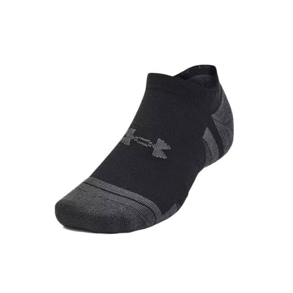 3-pack Under Armour PERFORMANCE Tech NS strumpor Svart och grått M
