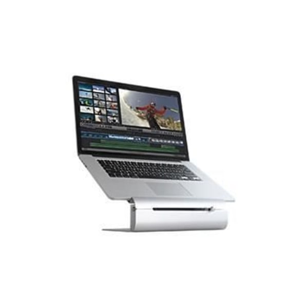 Justerbart Stöd - Rain Design - iLevel2 - Anodiserad Aluminium - Kompatibel med MacBook - Justerbar Höjd Grå
