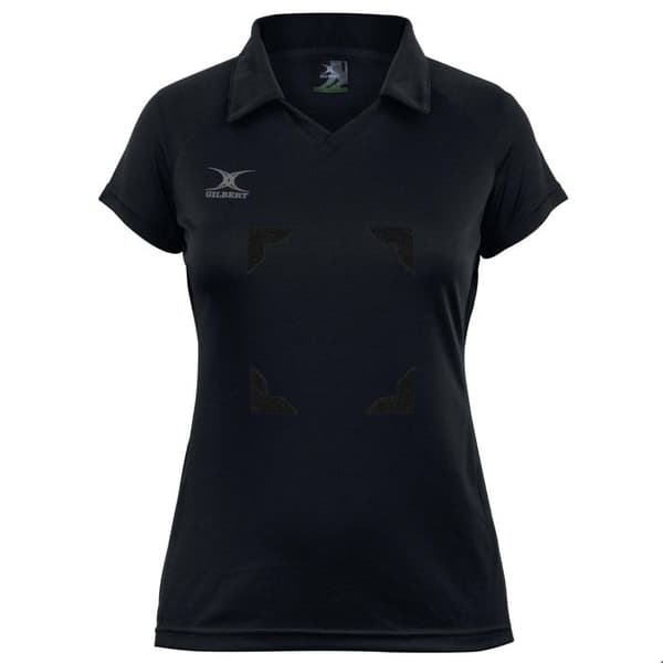 Polo dam Gilbert Eclipse Hook and Loop - svart svart XXL
