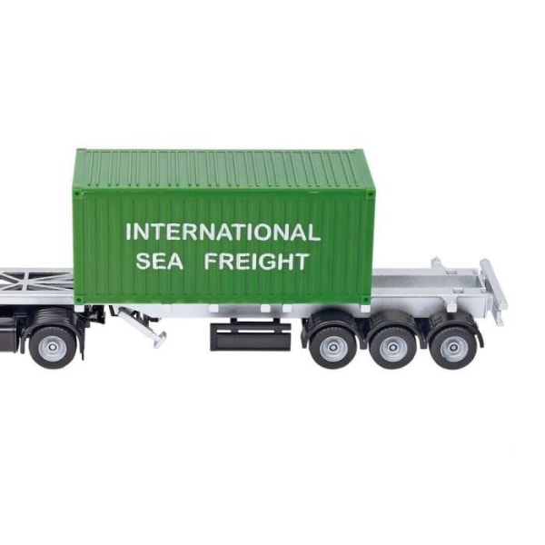 Lastbil med containrar - SIKU - Miniatyrfordon - Blandat - Grönt och flerfärgat - Från 3 år