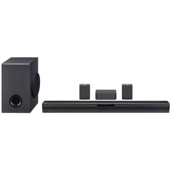 LG SQC4R soundbar - Trådlös subwoofer och bakre högtalare - 4.1 - 220W - Dolby Digital - Bluetooth - Svart Svart