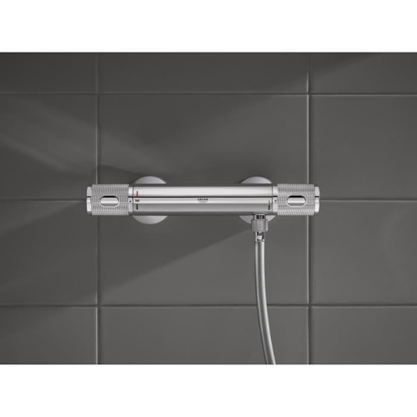 GROHE Precision Feel termostatisk duschblandare - Krom - Vattenbesparande - Metall