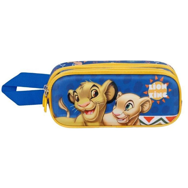 Trousse Dubbel 3D - Disney Lejonkungen Nala - Blå - One Size Blå