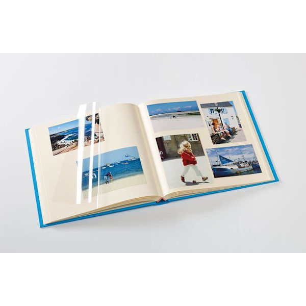 Walther design - SK-110-K - petrolgrönt fotoalbum 33 x 34 cm självhäftande album med omslagsutskärning, Kul