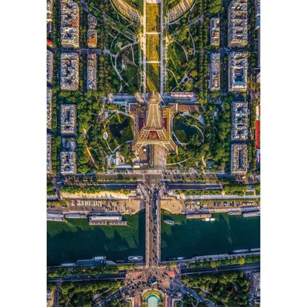 Pussel Compact 1500 bitar: Översikt över Paris