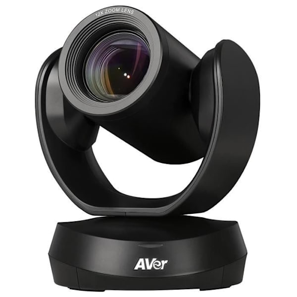 AVer CAM520 Pro2 - Videokonferenskamera - Full HD/60 ips - 84,5° betraktningsvinkel - 12x zoom - Justerbar - USB/Ethernet Svart