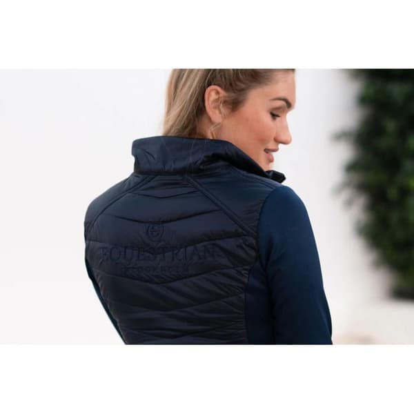 Ryttarjacka full zip dam Equestrian Stockholm Active Performance Marin jag