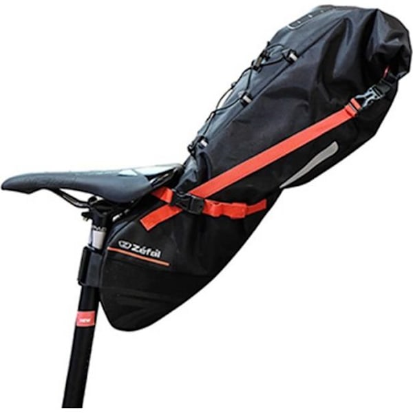 Cykelsadelväska - ZEFAL - Z-Adventure R11 - 11L - Vattentät - Velcro-fäste Svart röd