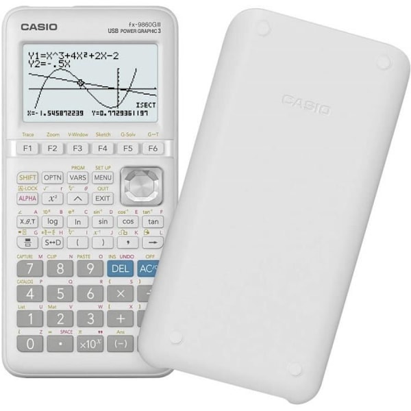 Casio FX-9860GIII grafräknare FX-9860GIII Svart, Silver Display: 21 batteridriven (B x H x D) 91,5 x 21,2 x 184 mm 1