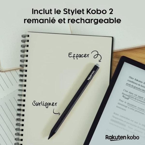 Liseuse Kobo Elipsa 2E av Fnac – 10,3" pekskärm – Stylus ingår – WiFi – eBook-läsare