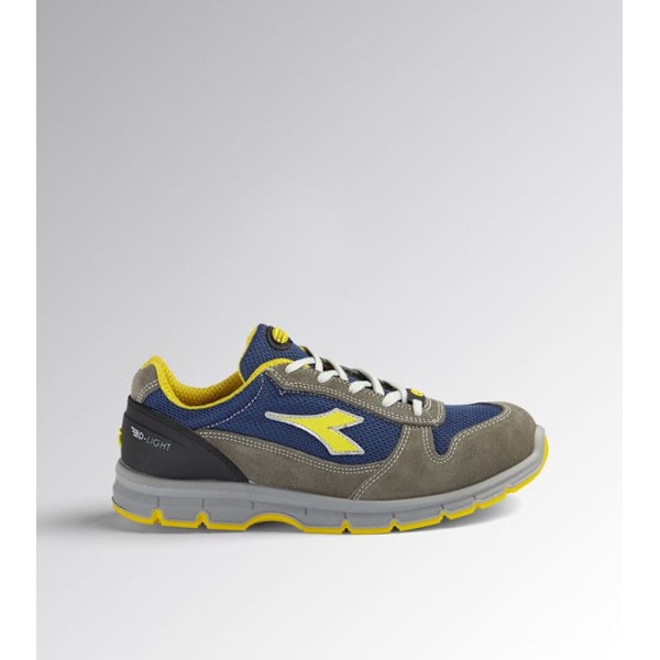 Säkerhetsskor - Diadora - RUN II TEXT S1P SRC ESD - Ultralätta - Vattentäta - Halkfria Grå/kungsblå 44