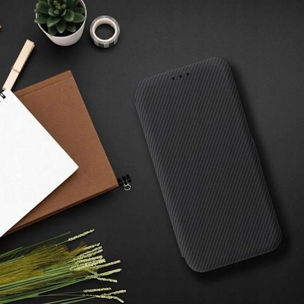 Hus - etui - strumpa Noname Sido magnetiskt sidofolio för iPhone 15 PRO MAX svart