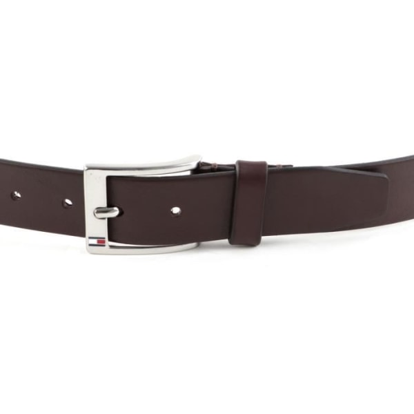 Bälte - TOMMY HILFIGER - New Aly Belt - Läder 100% - Brun - Bredd 3,5 cm Testa di moro (brun) 100 cm