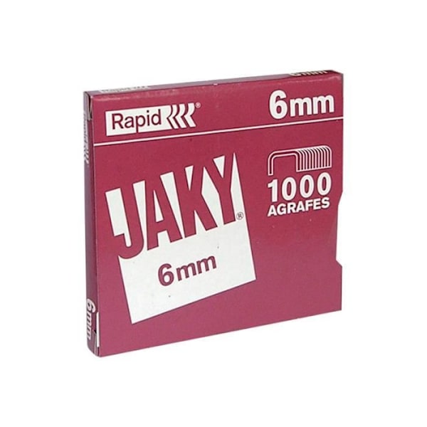 Rapid JAKY Staples 6 mm förpackning med 1000 st för Jaky Baby 58