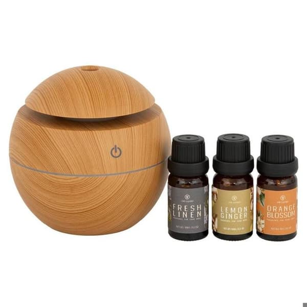 Coffret diffuser Giro 3 doftoljor - Atmosphera Inredningsskapare Karamellbrun