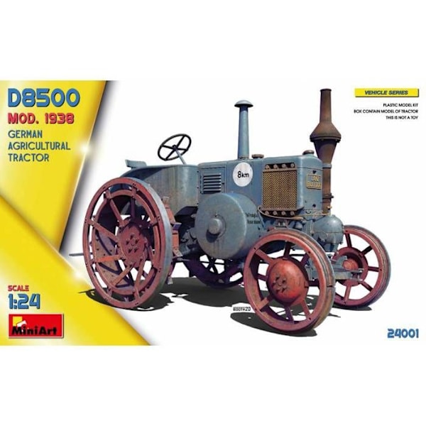 MiniArt - Modell tysk jordbrukstraktor D8500 Mod. 1938 Miniart 24001 1/24:e modell Char Promo - Ref: 13538