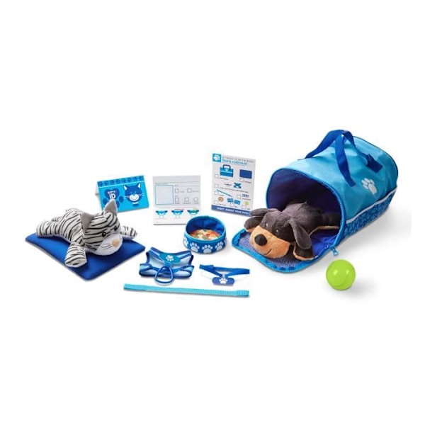 Transportbur - MELISSA & DOUG - Plysch - För barn - Blå Blå