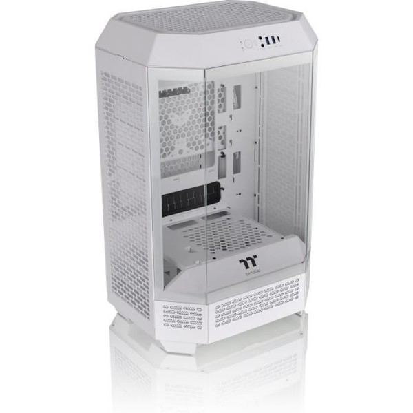 PC-fodral - THERMALTAKE - The TOWER 300 Snow (Vit) - Minitorn - Micro-ATX-format - 3 interna fack Vit