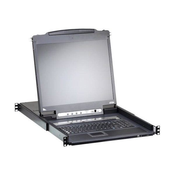 Konsol KVM - ATEN - Slideaway CL5708IM - 8 portar - Rackmonterbar - 17 tum - 1280 x 1024