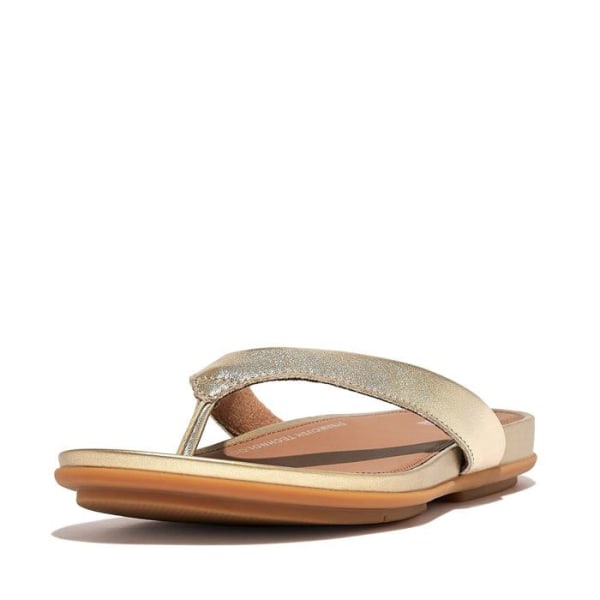 Fitflop Flip Flop - EO8-675-065 - Gracie läder flip-flops för damer Platina 40