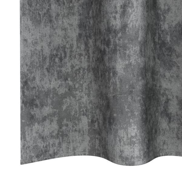 Gardiner - 2 st - Grå - 140x140 cm - Ögla - Syntetisk Grå
