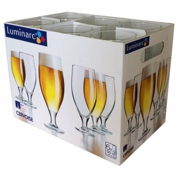 Luminarc Spirit Bar Ölglas Transparent Glas 500 ml 6 enheter (Pack 6x)