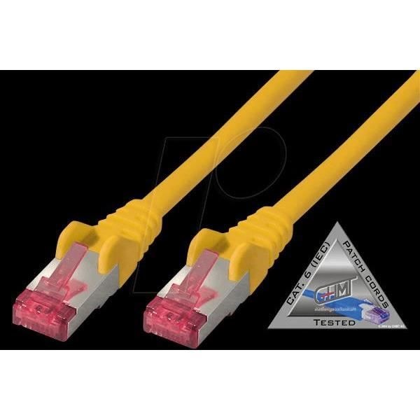 ShiverPeaks Netzwerkkabel Gelb 1,5m Cat6a S/FTP (S-STP) () - BS75711-A1.5Y