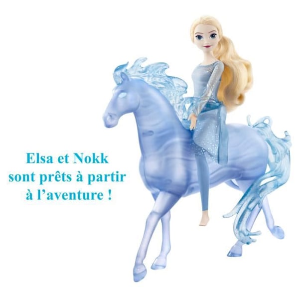 Disney-Frozen 2-Elsa och Nokk-docka och hästbox set HLW58
