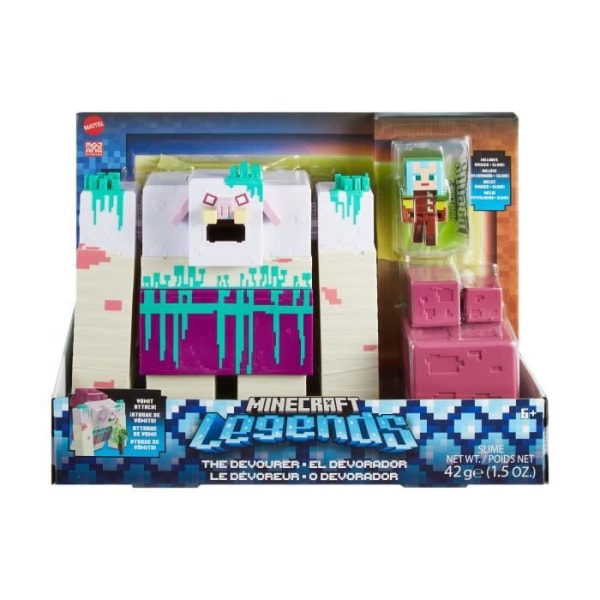 Minecraft The Devourer Figure - Mattel - HNC08 - 25cm - Spottar slem Flerfärgad