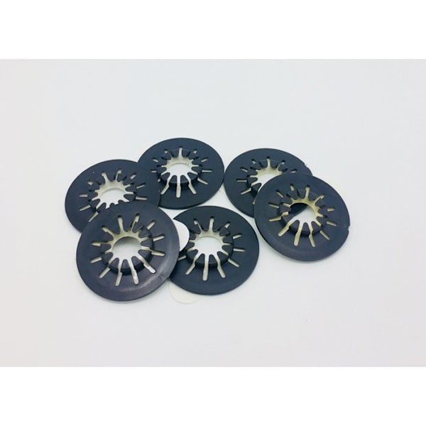 Dragontrading - DT-BCDH - 100 Svart självhäftande Spider Hubs CD/DVD (Rosetter) - av Dragon Trading