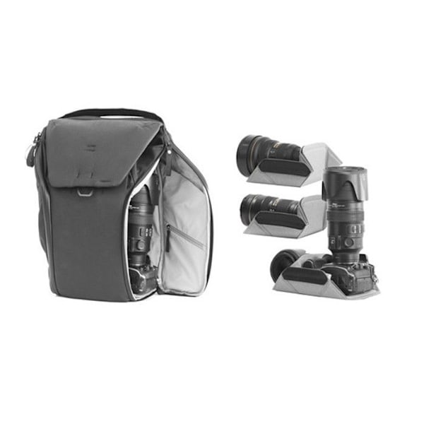 Ryggsäck - Peak Design - Everyday 20L v2 - Svart - 3 objektiv - 15 tum dator