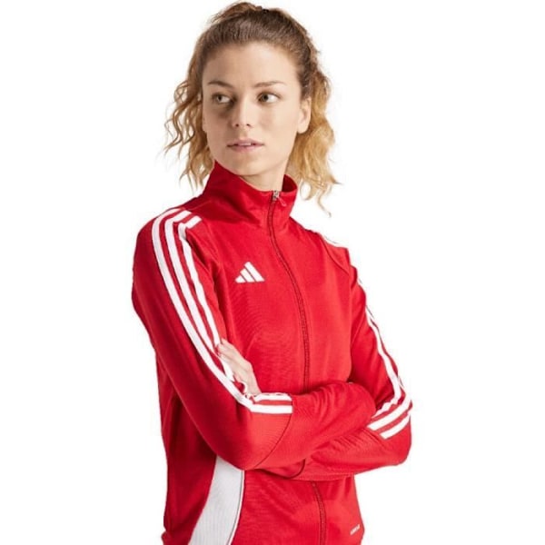 Adidas Tiro 24 Träning Hoodie IR7493 - Röd - Dam - Långa ärmar - Huva Röd M