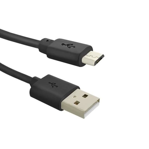 Qoltec USB-A - Micro USB-B 0,25 m, 0,25 m, USB A, Micro-USB B, 2.0, hane-hane, svart