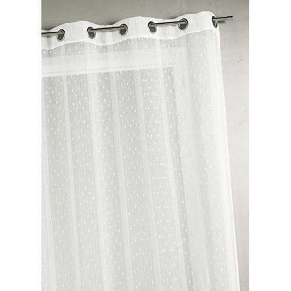 Voilage - Hemma Hem - HM6923303 - Polyester - Elfenben - 140 x 240 cm Elfenben