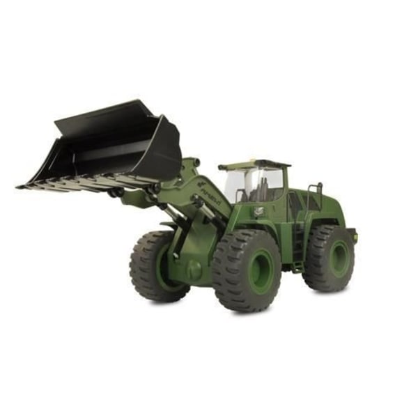 AMEWI 22534 G485E ME Militär frontlastare 1:14 - partiell metall - svart/grön Svart, Grön