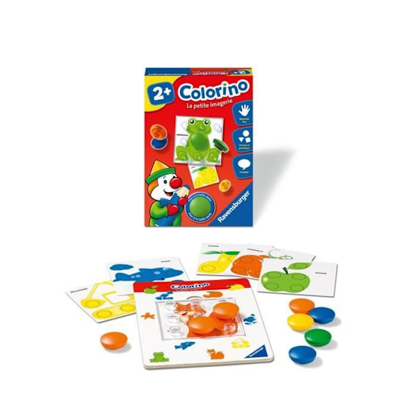 Colorino Little imagery - Pedagogiskt spel - Lära sig om färger - Barns kreativa aktiviteter - Ravensburger - Från 2 år Flerfärgad