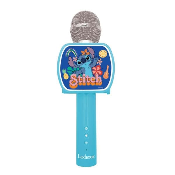 Trådlös Micro Karaoke Stitch med Bluetooth-högtalare BLÅ