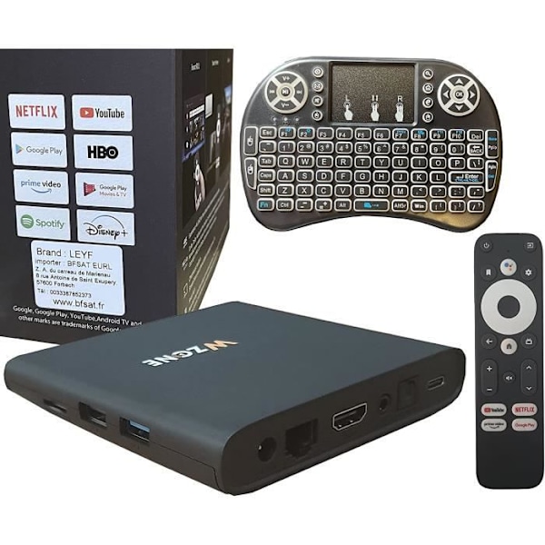 WZONE + CLAVIER OTT BOX ANDROID