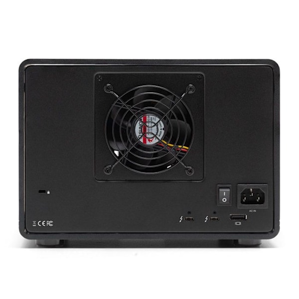 ThunderBay 8 RAID-enhet - OWC - Thunderbolt 3 - 8 fack - 2586 Mo/s - Svart