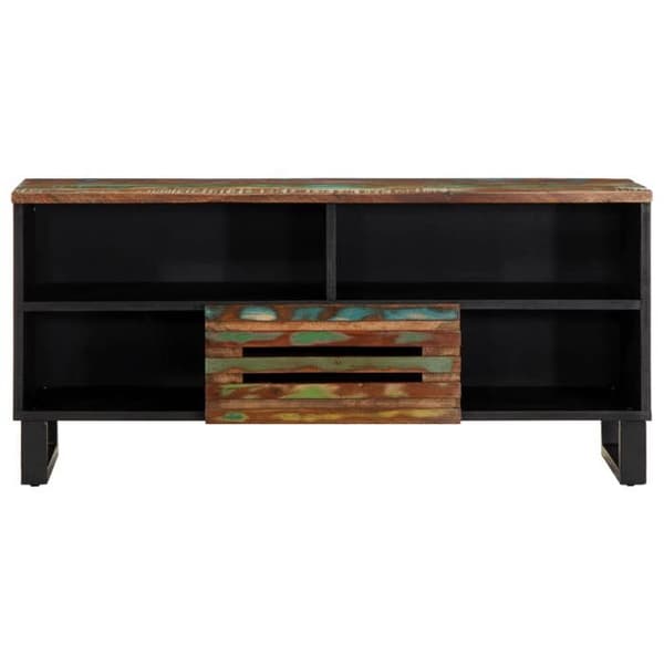vidaXL TV-möbel 100x34x46 cm av solid akaciaträ 377518