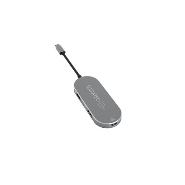 Terratec Connect c5, USB 3.0 (3.1 Gen 1) Typ-C, HDMI, USB 3.0 (3.1 Gen 1) Typ-A, 5000 Mbit/s, Silver, Aluminium, Kina