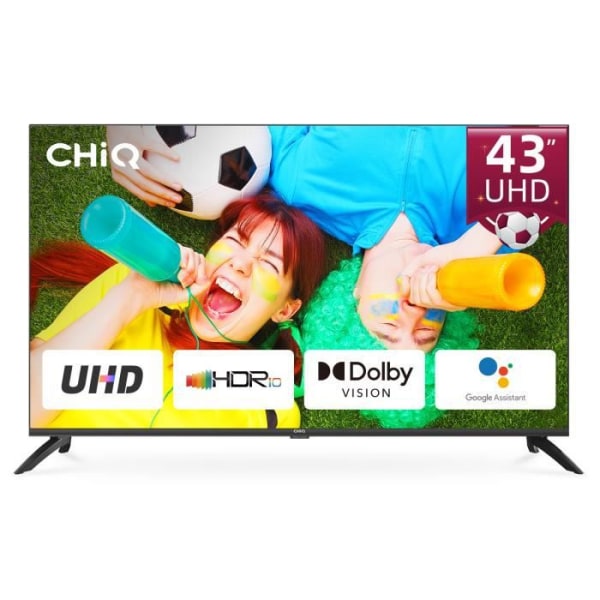 ANDROID SMART TV 43" (109 cm) U43H7A - 4K, Wifi, Bluetooth, Youtube, Netflix, Amazon Prime, Google Play-Connectivity 3 x HMDI 2.0