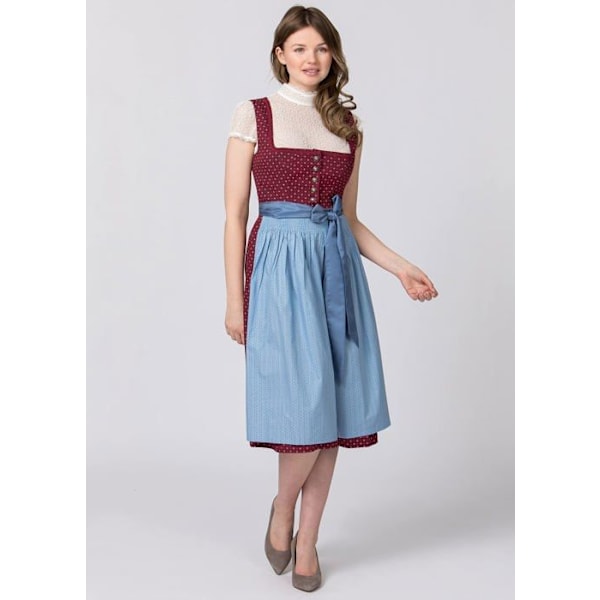 Stockerpoint Klänning - JULINA BORD-34 - Julina Dirndl Damklänning Bordeaux 36