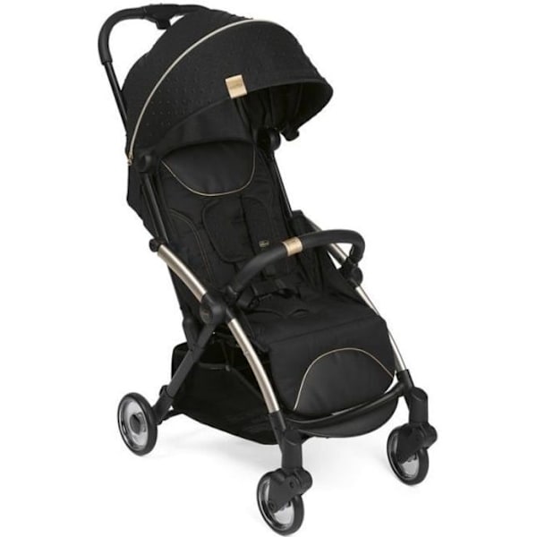 Kombinerad barnvagn CHICCO Goody Plus - Automatisk hopfällning One Touch - Svart Svart