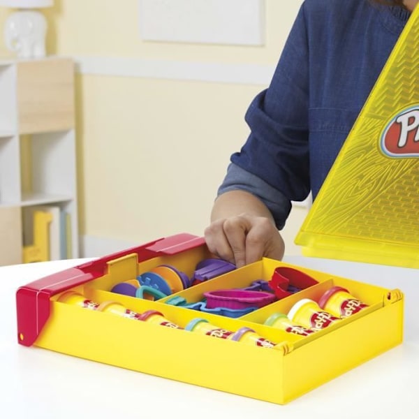 PLAY-DOH - Super tillbehörslåda med 8 färger av deg - Barnleksak Super Box