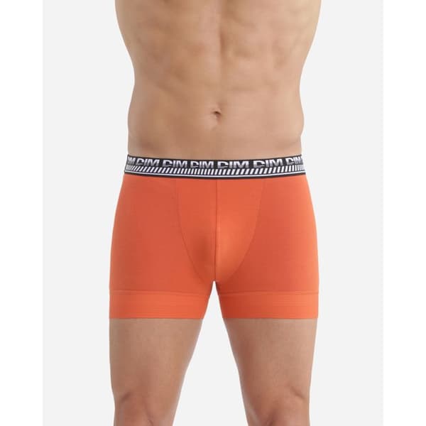 2-pack Boxers i 3D Flex Stay and Fit för män Apelsin M