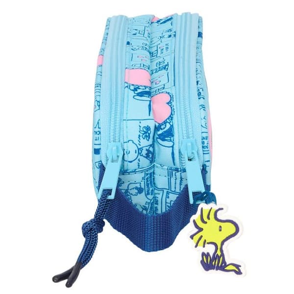 Rektangulär pennfodral Snoopy Love 21 CM - 2 fack