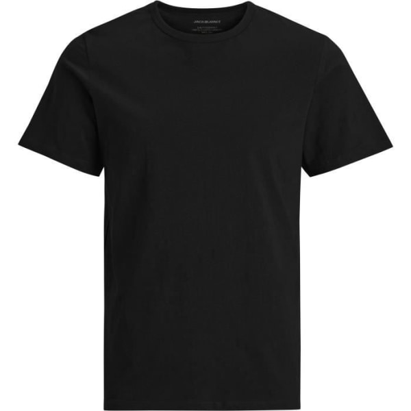 JACK &amp; JONES svart kortärmad T-shirt för män Svart S