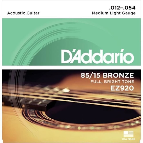 DADDARIO EZ920 Brons akustisk gitarrsträngsats - 85/15