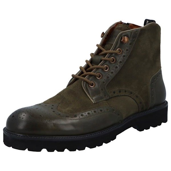 Boot Marc skor - 31631-01194 - Herr Nathan Oxford Boot Läder-ko mocka oliv 43